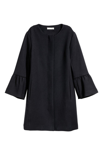 Темно-сіре демісезонне Пальто однобортне H&M