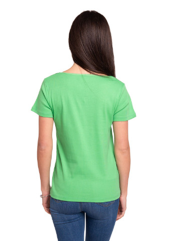 Зелена всесезон футболка жіноча Наталюкс 21-2304