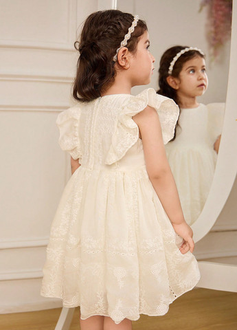 Кремовое платье SHEIN (367435860)