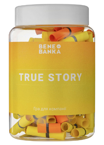 Баночка с игрой "True Story" украинский язык Bene Banka (200653598)