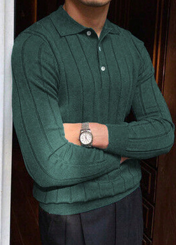 Темно-зеленый демисезонный пуловер пуловер SHEIN