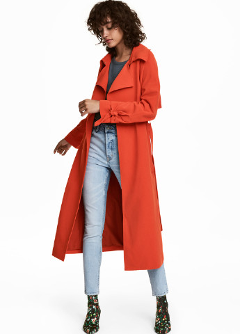 Красное демисезонное Пальто H&M