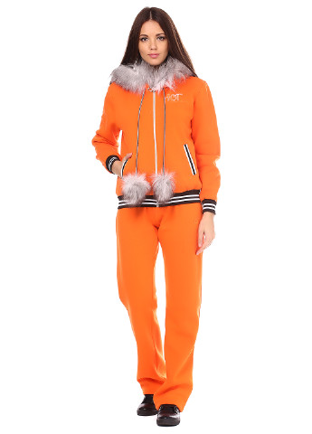 Костюм (кофта, брюки) Ut брючный оранжевый спортивный