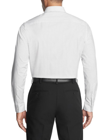 Серая кэжуал, классическая рубашка в полоску Calvin Klein