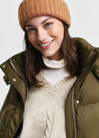 Оливковый зимний Пуховик Gant