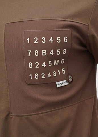 Кофейная футболка Trend Collection