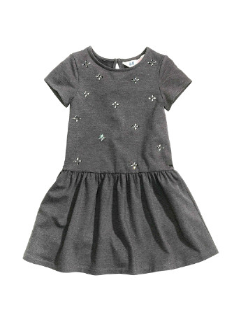 Тёмно-серое платье H&M (26214713)