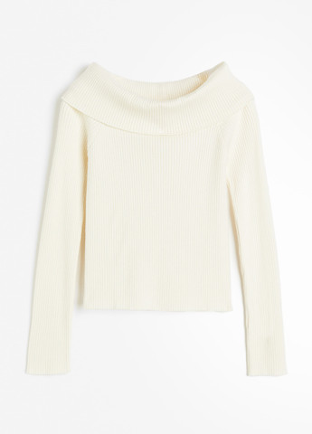Кремовый демисезонный свитер H&M