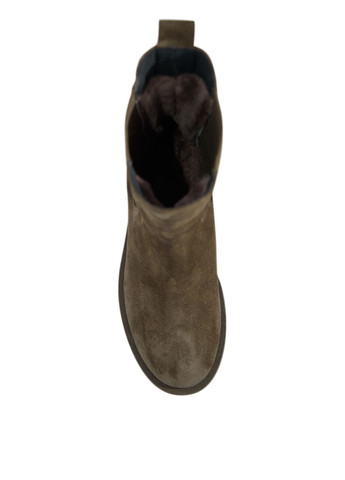 Зимние ботинки челси Damlax без декора из натуральной замши