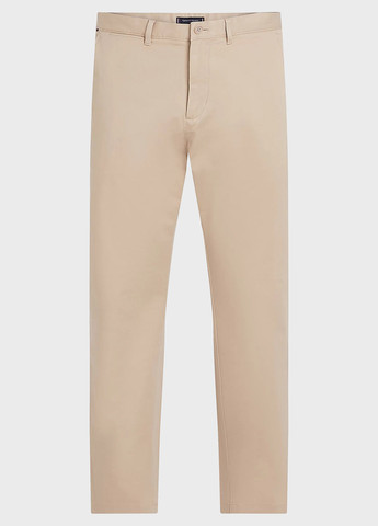 Бежевые классические, кэжуал демисезонные чиносы брюки Tommy Hilfiger