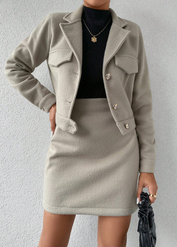 Костюм (жакет, юбка) SHEIN (302438988)