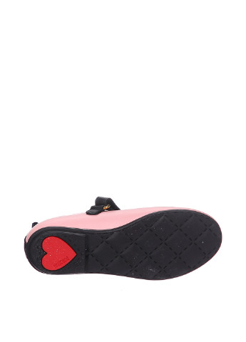 Туфлі Moschino логотипи рожеві кежуали