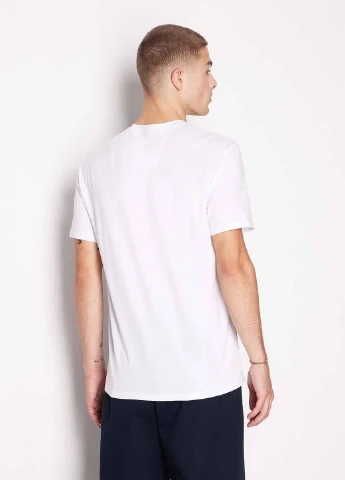 Біла футболка Armani Exchange