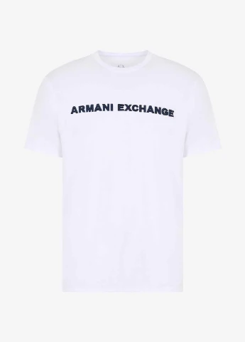 Біла футболка Armani Exchange
