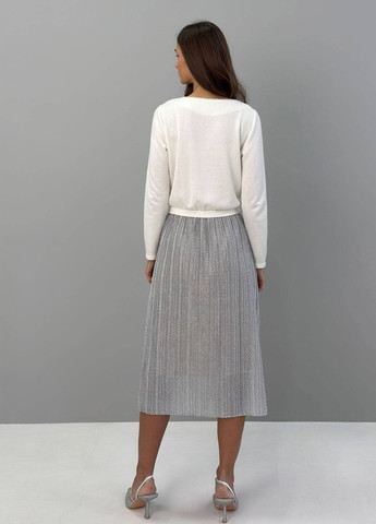 Комбинированное праздничный платье плиссированное No Brand колор блок