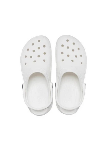 Белые сабо крокс Crocs