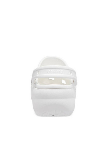 Белые сабо крокс Crocs