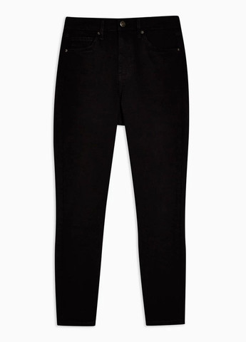 Черные демисезонные скинни джинсы Topshop