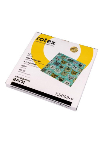 Ваги для підлоги RSB09-P 150 кг Rotex (253617491)