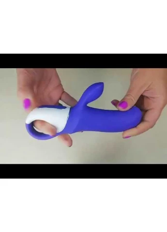 Потужний вібратор-кролик Vibes Magic Bunny, два мотори, литий силікон, 12 режимів роботи Satisfyer (254151583)