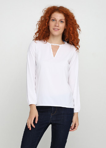 Белая демисезонная блуза BERENIS