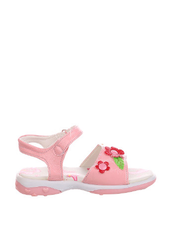 Светло-розовые кэжуал сандалии No Brand на липучке