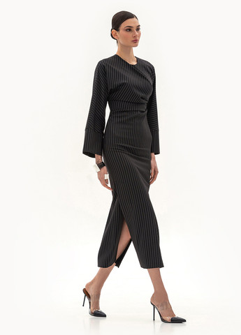 Чорна кежуал сукня силуетна BGL однотонна