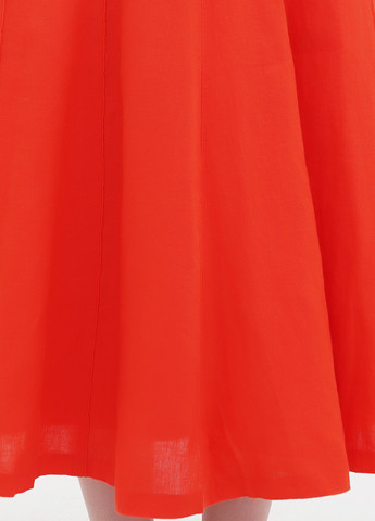 Красная кэжуал однотонная юбка Boden клешированная