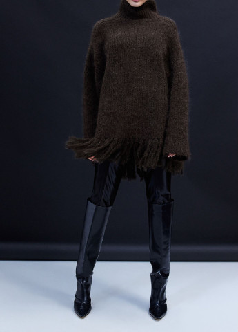 Темно-коричневий демісезонний светр H&M