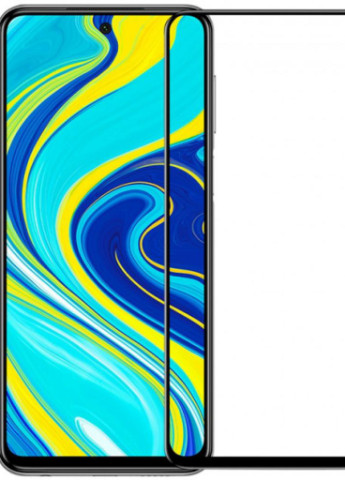 Стекло защитное Xiaomi Redmi Note 9 Pro Full Cover Full Glue (Black) (121289 (121289) Drobak (203962610)