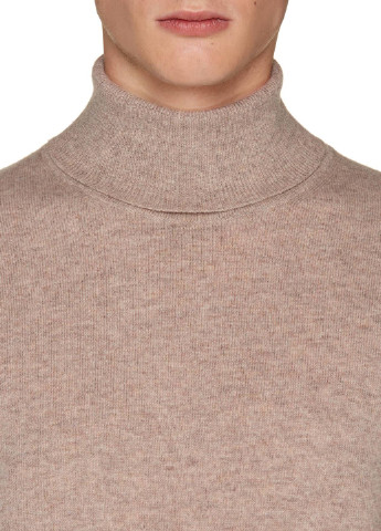 Светло-коричневый демисезонный свитер United Colors of Benetton