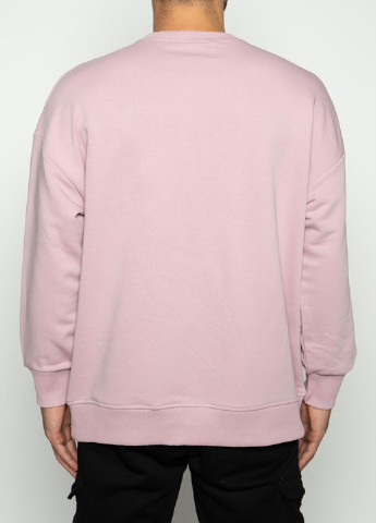 Свитшот Machinist - Прямой крой логотип розовый кэжуал трикотаж, хлопок - (208212577)