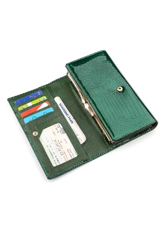 Женский кожаный кошелек 18,5х9,5х3 см st leather (252127329)