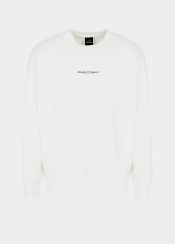 Білий світшот Armani Exchange логотип без декору (365697302)
