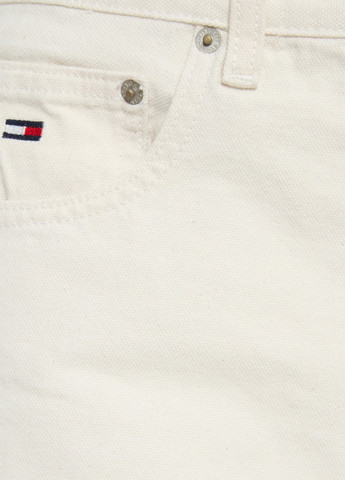 Белые кэжуал летние прямые брюки Tommy Jeans