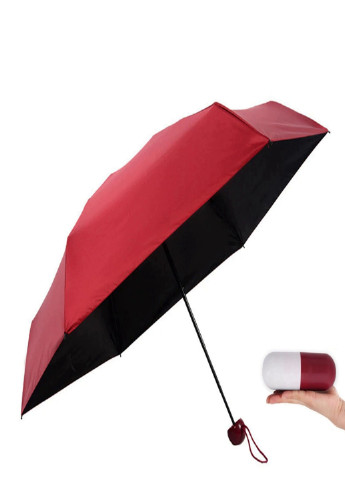 Складана міні парасолька в капсулі кишенькова парасолька в футлярі (221596663) Червоний Francesco Marconi (205436445)