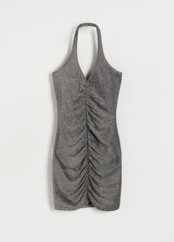 Серое кэжуал платье силуэтная Reserved однотонное