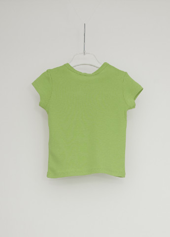 Салатовая летняя футболка с коротким рукавом United Colors of Benetton