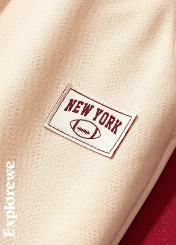 Комбинированные спортивные демисезонные джоггеры брюки SHEIN