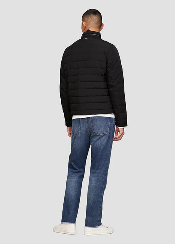 Черная демисезонная куртка Tommy Hilfiger