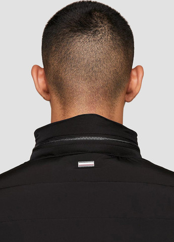 Черная демисезонная куртка Tommy Hilfiger