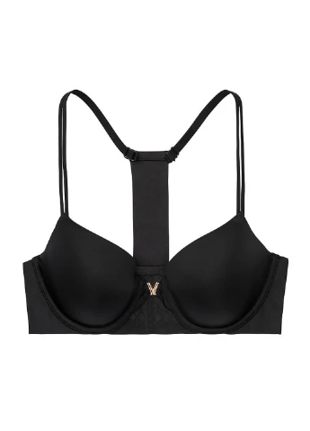 Черный демисезонный комплект (бюстгальтер, трусы) Victoria's Secret