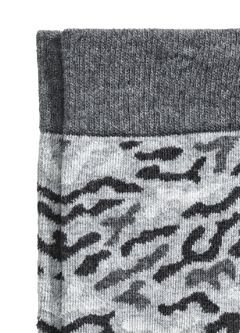 Шкарпетки H&M абстрактні сірі повсякденні