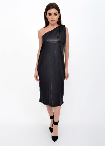 Черное кэжуал платье Kamomile однотонное