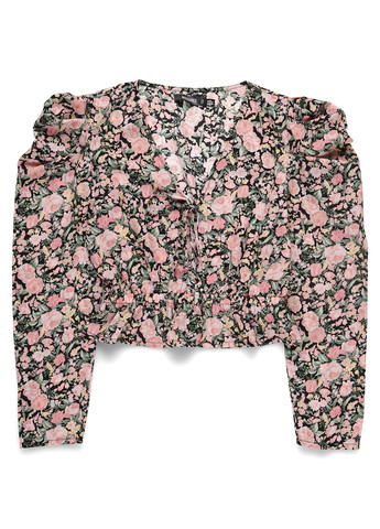Комбинированная летняя блуза Missguided
