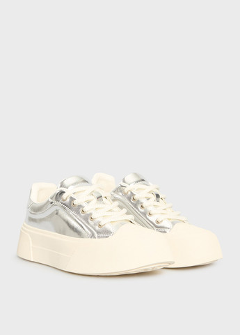 Серебристые кеды PRPY