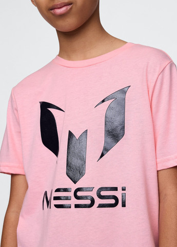 Светло-розовая летняя футболка Gap