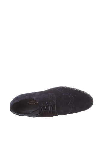 Темно-синие классические туфли Romano Sicari на шнурках