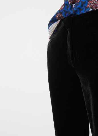 Черные кэжуал демисезонные брюки Mango