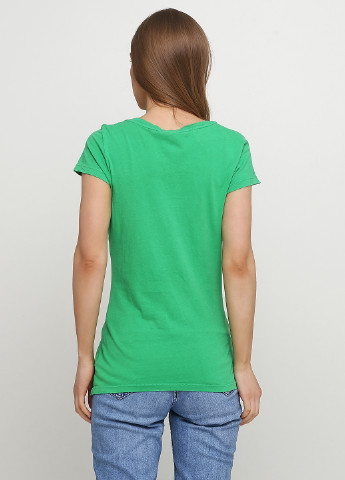 Зеленая летняя футболка Blue 84